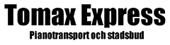 Tomax Express. Specialister på piano och flygeltransporter.